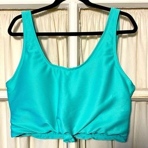 Coral Reef Swim suit top XL Teal